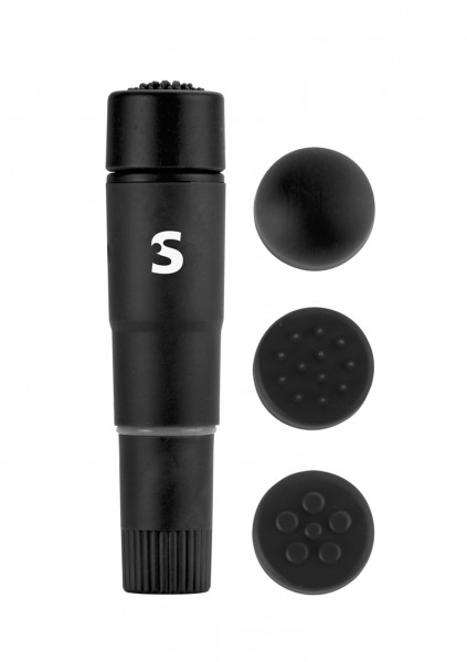 Fourplay - Black Mini Wand Vibrator