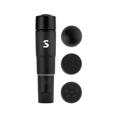 Fourplay Black Mini Wand Vibrator