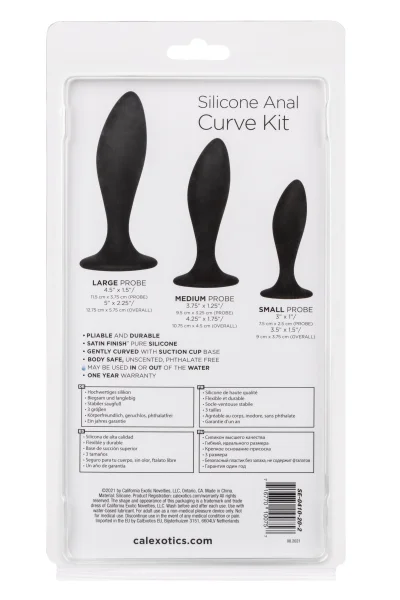 Silicone Anal Curve Kit