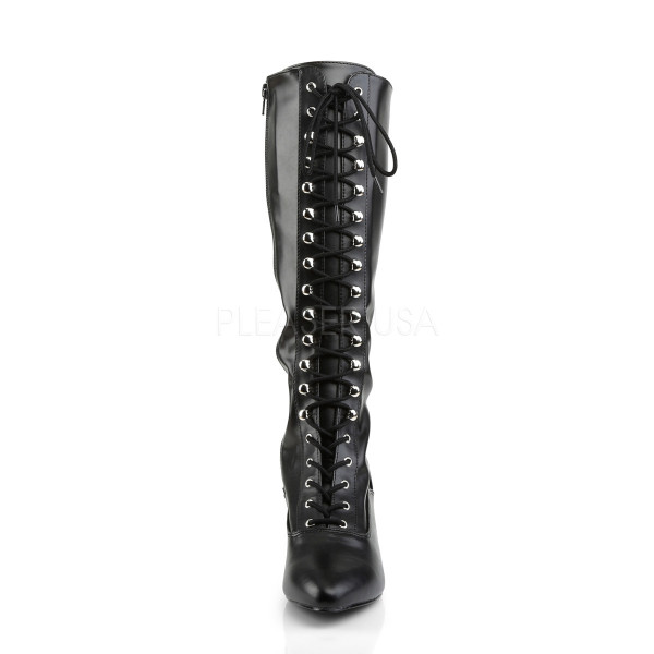 2 inches Kitten Heel Lace-Up Front Knee Boot — image 6 of 8