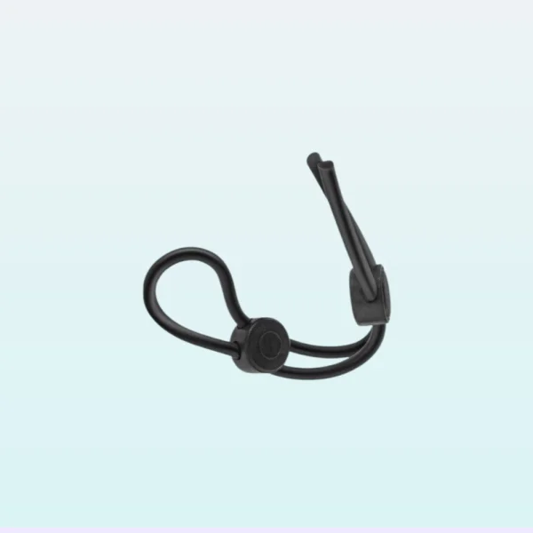 Stay Hard Silicone Double Loop Adjustable Black Cock Ring