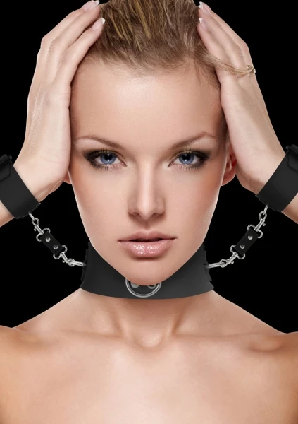 Collar With Cuffs (Black)