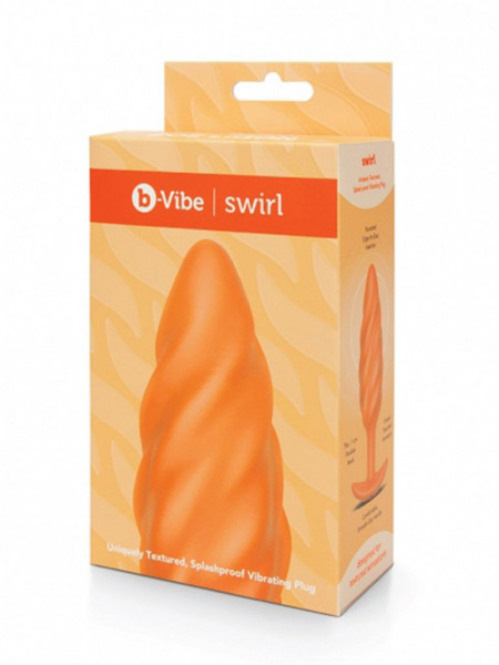 Swirl Vibrating Butt Plug - Zoë Ligon