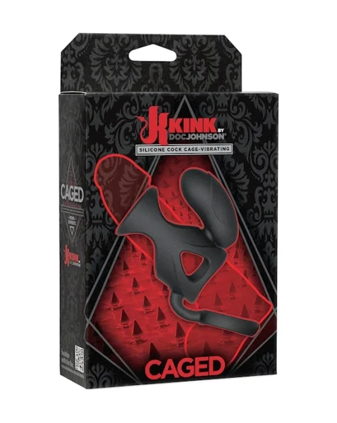 Vibrating Cock Cage - Black