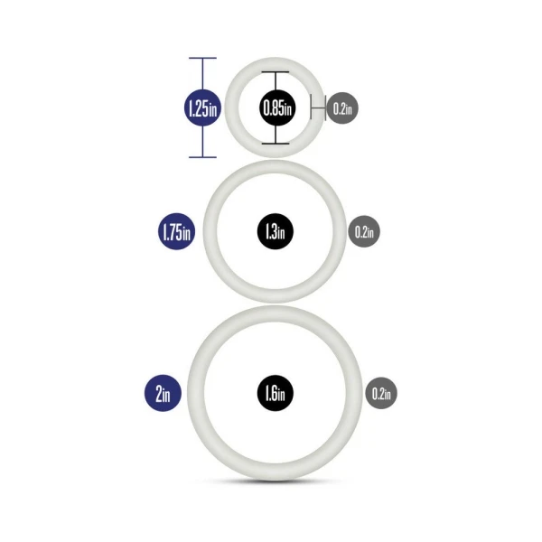 Performance VS4 Pure Premium Silicone Cockring Set — image 20 of 23