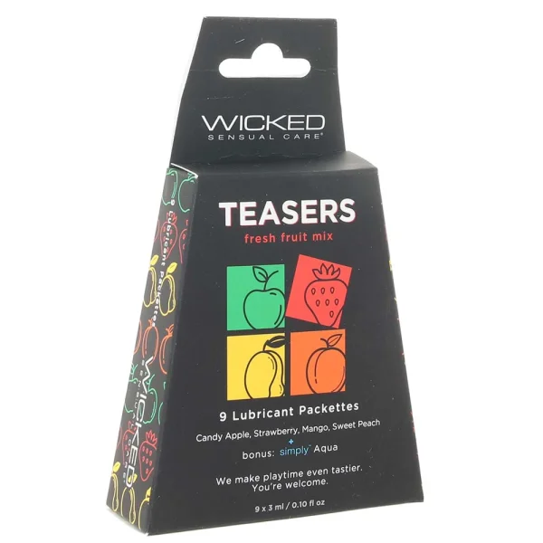 Wicked Teasers Fresh Fruit Mix Packet Lubricant