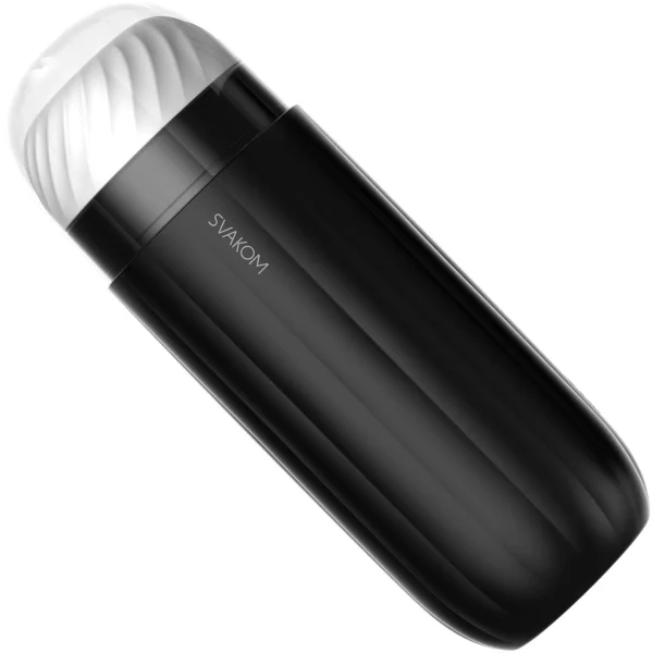 SVAKOM SAM NEO Powerful App Enabled Interactive Silicone Penis Masturbator With Suction & Vibration