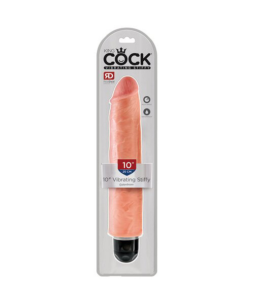 Pipedream King Cock Light Stiffy Dildo Vibe - 6, 7, 8, 10 Inch — image 10 of 11