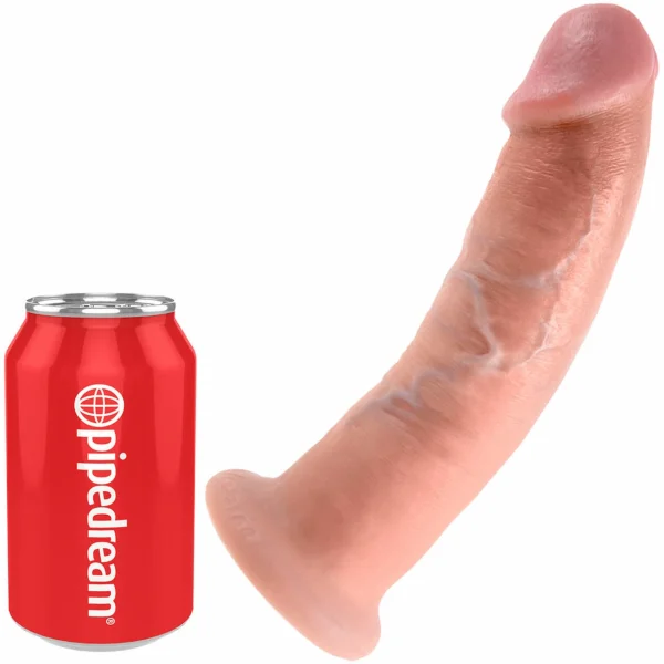 King Cock 9" Suction Cup Dildo - Vanilla