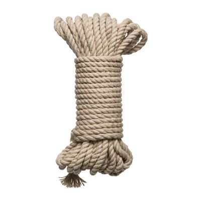 Bind Tie 6mm Hemp Bondage Rope 30ft Natural
