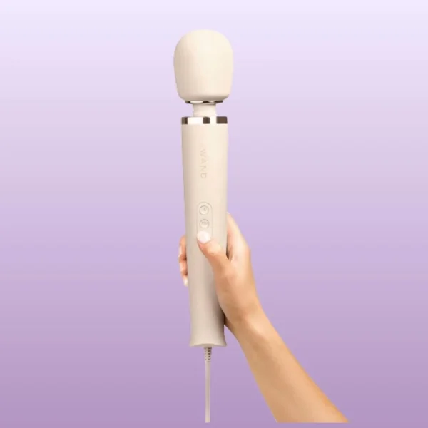 Le Wand Powerful Plug-in Vibrating Massager Cream