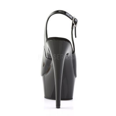 DELIGHT 654 6 Stiletto Heel Slingback Platform Sandal