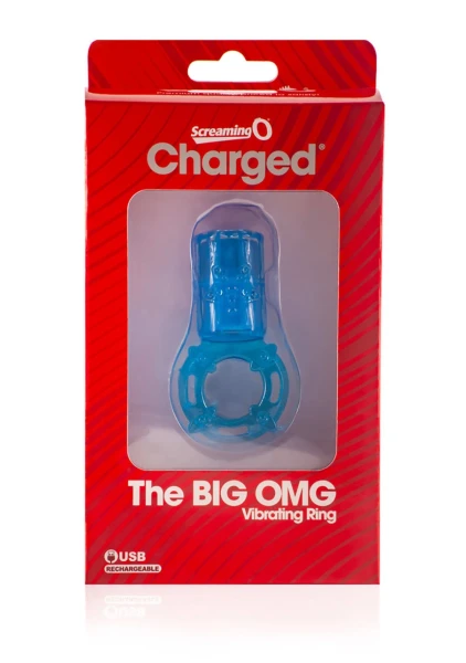 Big Omg Vibrating Ring - Clear - Each