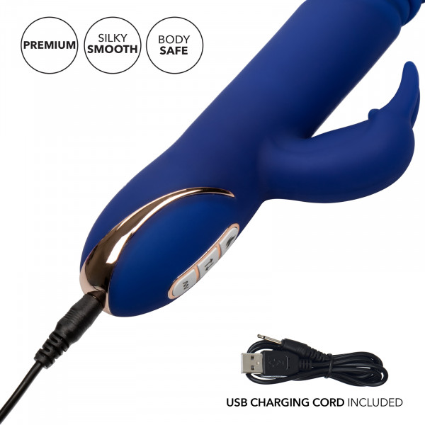 Heated Thrusting Rabbit Vibrator