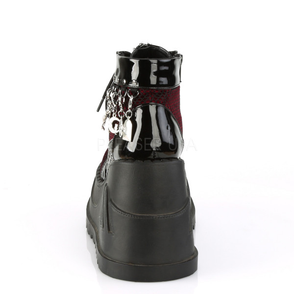 4 3/4 inches PF Lace-Up Wedge Bootie, Inside Zip — image 8 of 8