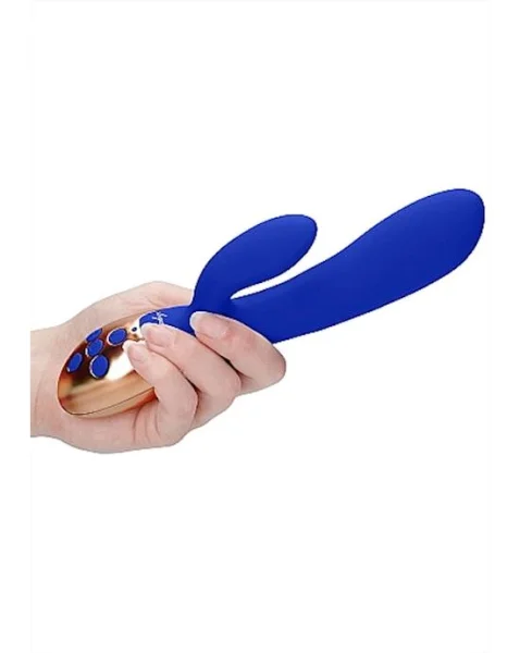 Heating G-spot Vibrator - Exquisite   - Blue - 8 Inch
