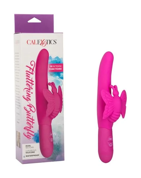 Posh 10-Function Silicone Fluttering Butterfly - Pink
