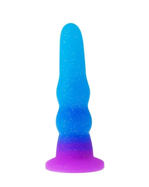 Nood Colours Glitter Rippled Dildo
