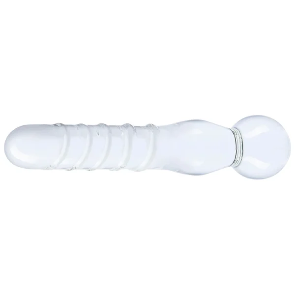 Joystick Clear Glass Dildo