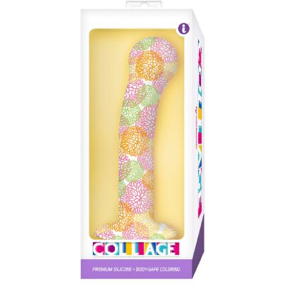 Collage Catch the Bouquet G Spot White Patterned 17 8 cm Dildo