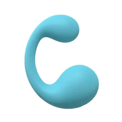 Clitoral Stimulation Loveline Playful 10 Speed Dual Motor Vibe Sealed Silicone Rechargeable Submersible Blue