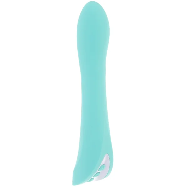 Come With Me Rechargeable Silicone G-Spot Vibrator With Come Hither Motion By Evolved Novelties - Green
