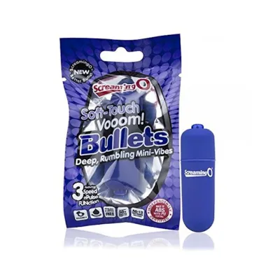 Soft Touch Vooom Vibrating Bullet Blue