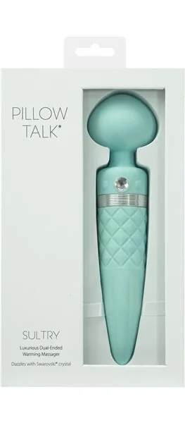 Pillow Talk Sultry Massager Wand Teal