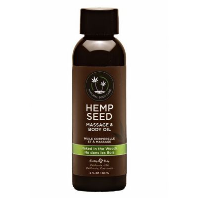 Naked in the Woods Massage Oil with White Tea and Ginger Scent Sensual Massage Oil