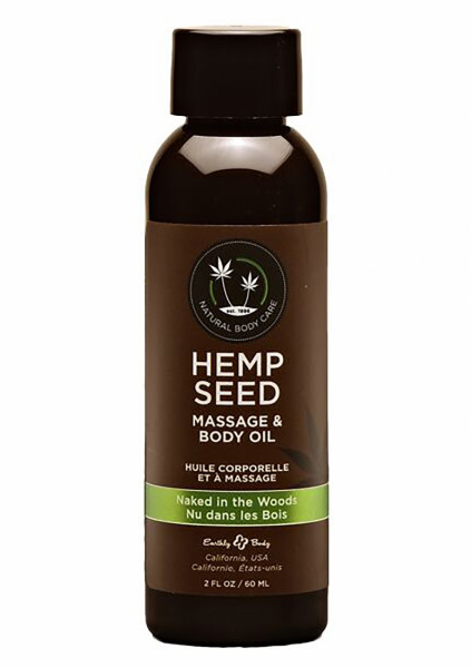 Naked in the Woods Massage Oil with White Tea and Ginger Scent - - Sensual Massage Oil