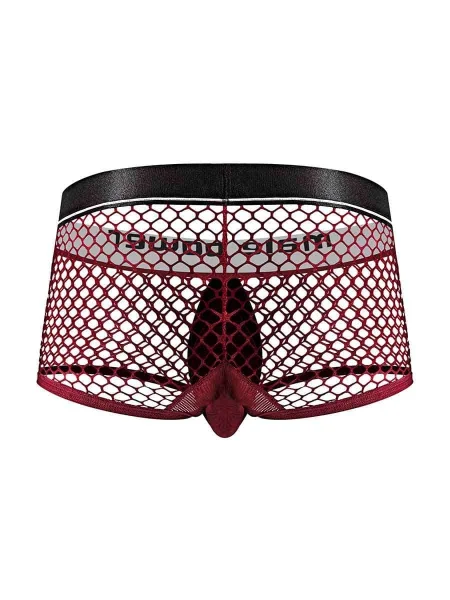 Cock Pit Net Mini Cock Ring Short - Small - Burgundy