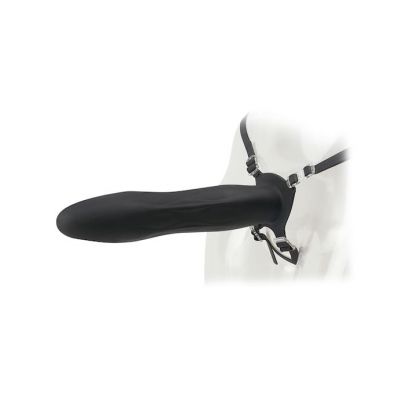Fetish Fantasy Elite 9 Inch Hollow Strap on Black