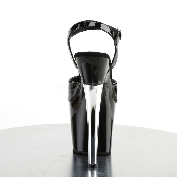 7 inches Chrome Platde Heel, 3 1/4 inches PF Ankle Strap Sandal — image 4 of 4
