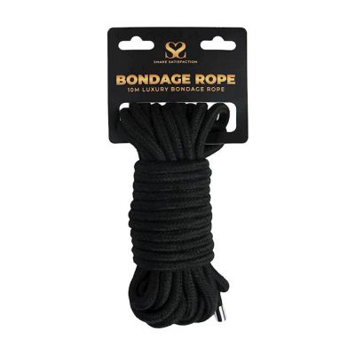 Share Satisfaction Luxury Bondage Rope 10m Black