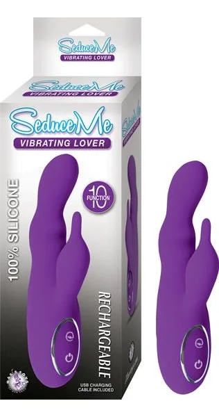 Seduce Me Vibrating Lover Silicone Vibrator — image 4 of 6