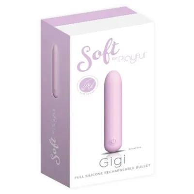 Soft by Playful Gigi Full Silicone Rechargeable Bullet Purple