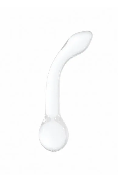 Crystalino G-Rider White Glass G-Spot Dildo