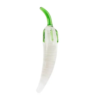 Lucent Clear Eggplant Glass Massager