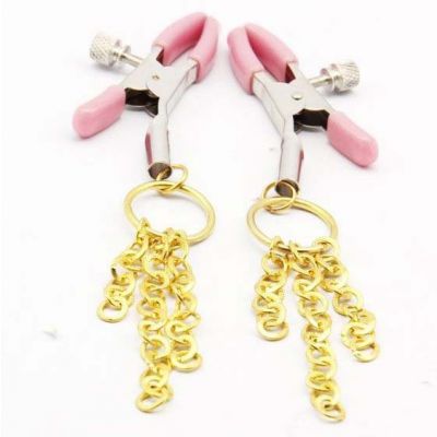 Golden Chains Nipple Clamps