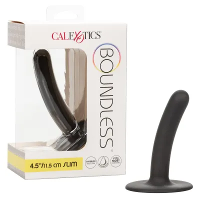 Dildo With Handle Boundless Slim 4 5 Inch Black
