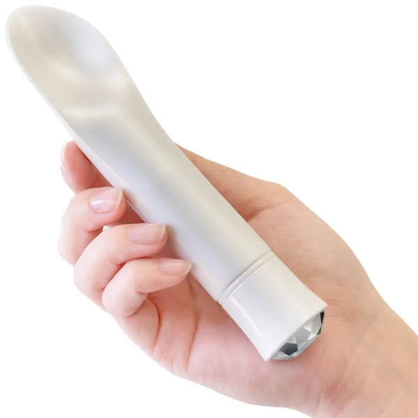 Oh My Gem Bold Rechargeable Waterproof Silicone Warming Vibrator By Blush - Diamond