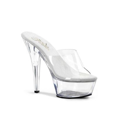 Pleaser 6 Spike Heel Platform Slide
