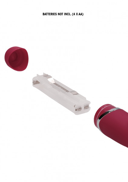 Silicone Massage Wand - Red - Wand Massager