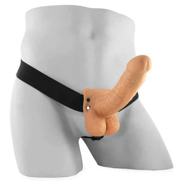 Fetish Fantasy 7 Inch Hollow Strap-On with Balls