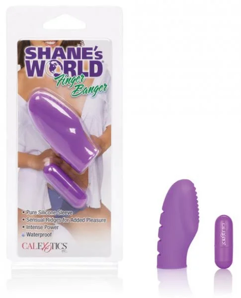 Shane's World Finger Banger Purple Vibrator