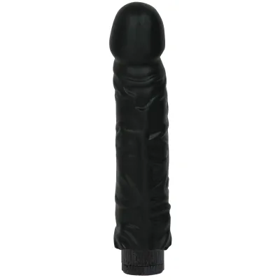 Quivering 8 inch Cock Vibe Black