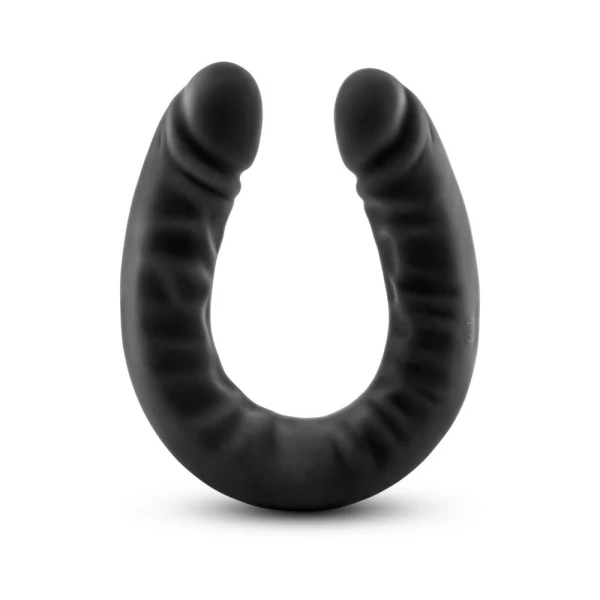 Ruse - Silicone Double Headed Dildo - 18in - Black — image 4 of 10