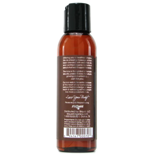 Sliquid Organics Massage Oil Serenity