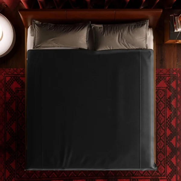 Fascinator King Size Lush Throw Moisture-Proof Sensual Blanket - Velvish Midnight 76" x 80"