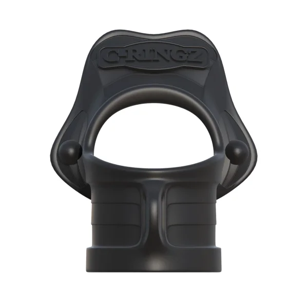 Fantasy C-Ringz Rock Hard Ring and Ball-Stretcher - Black